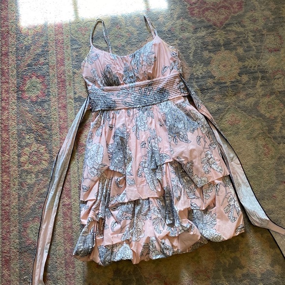 pink, floral, formal dress - Picture 1 of 1